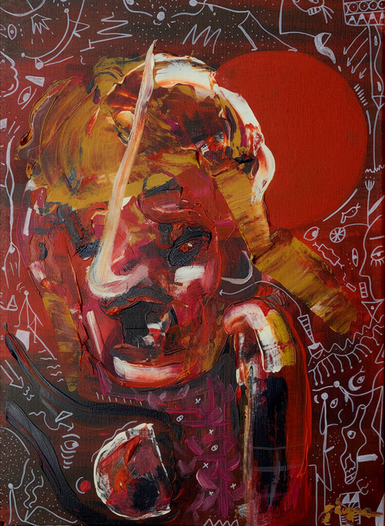 Screaming woman, 2023